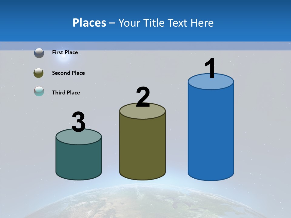 Cartography Global Night PowerPoint Template