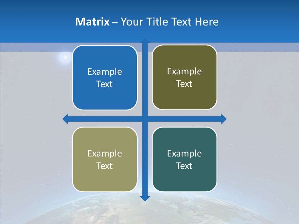 Cartography Global Night PowerPoint Template