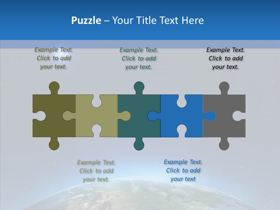 Cartography Global Night PowerPoint Template