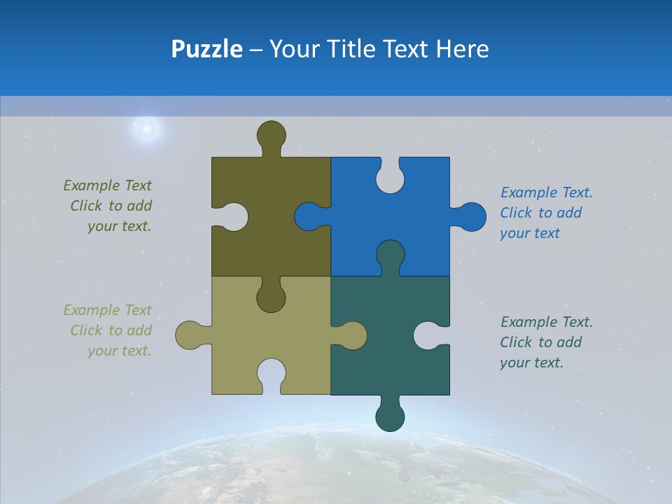 Cartography Global Night PowerPoint Template