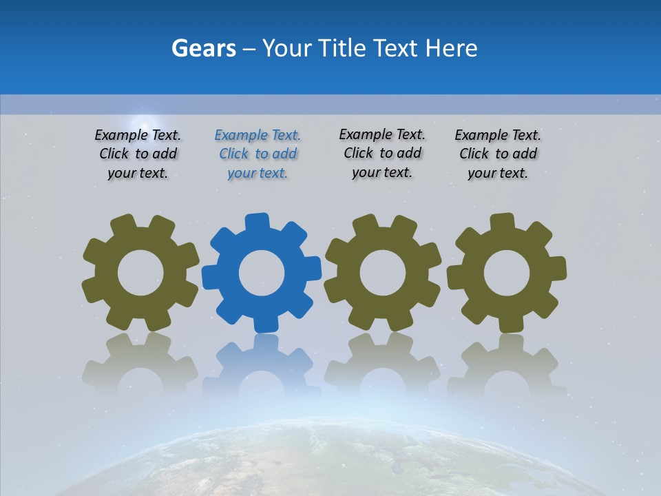 Cartography Global Night PowerPoint Template