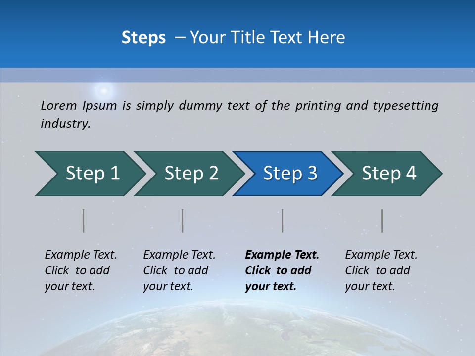 Cartography Global Night PowerPoint Template