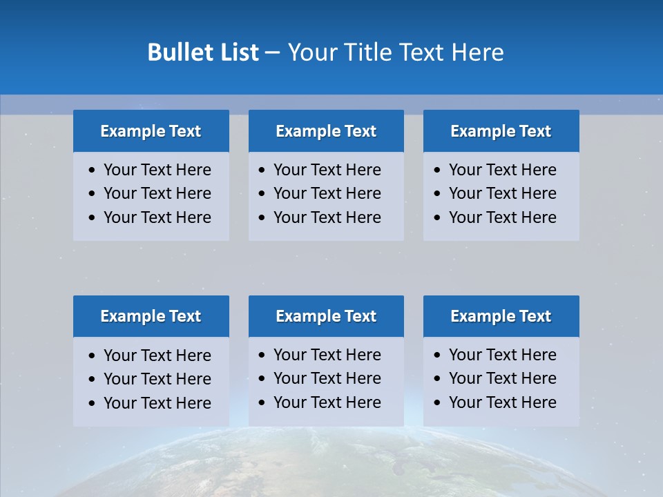 Cartography Global Night PowerPoint Template