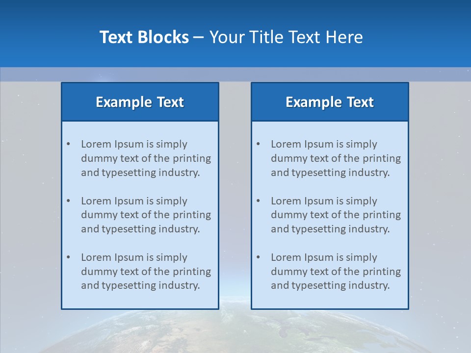 Cartography Global Night PowerPoint Template