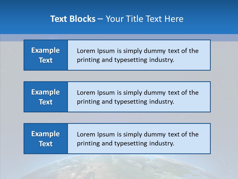 Cartography Global Night PowerPoint Template