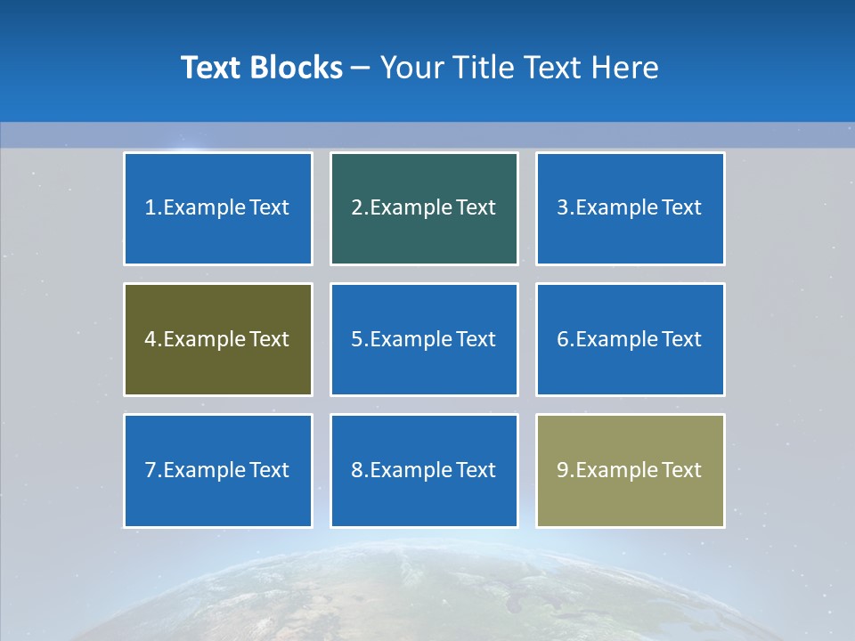 Cartography Global Night PowerPoint Template