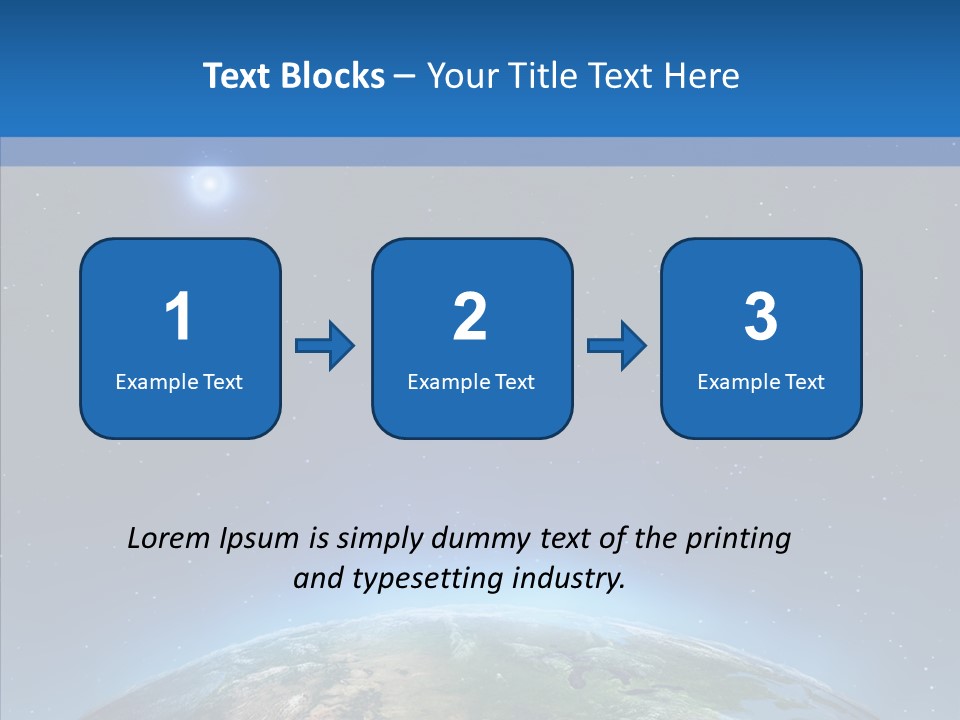 Cartography Global Night PowerPoint Template