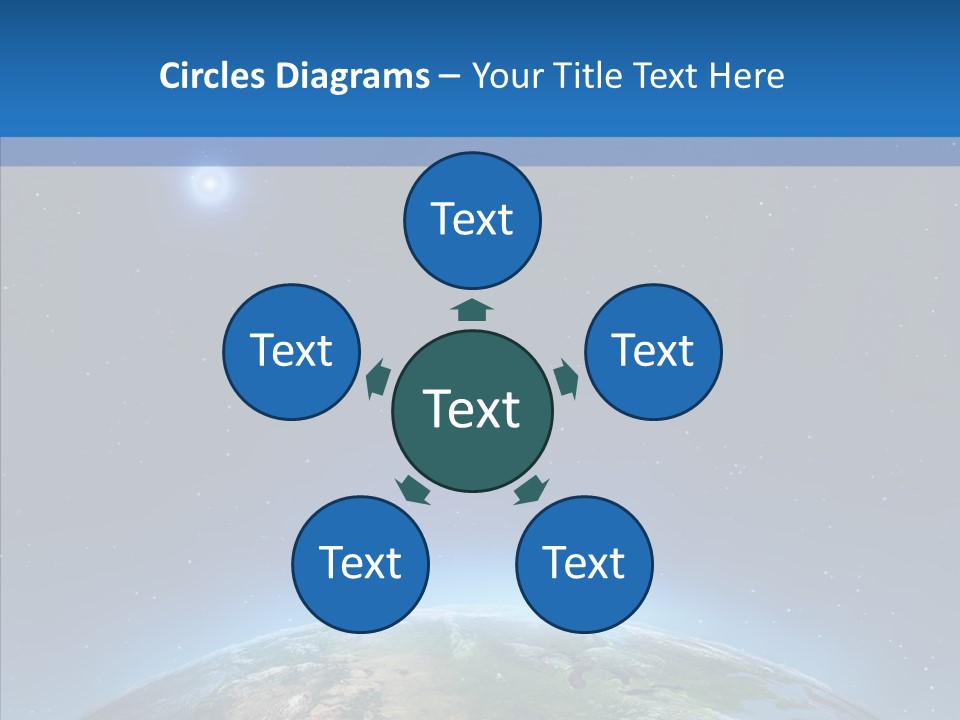 Cartography Global Night PowerPoint Template