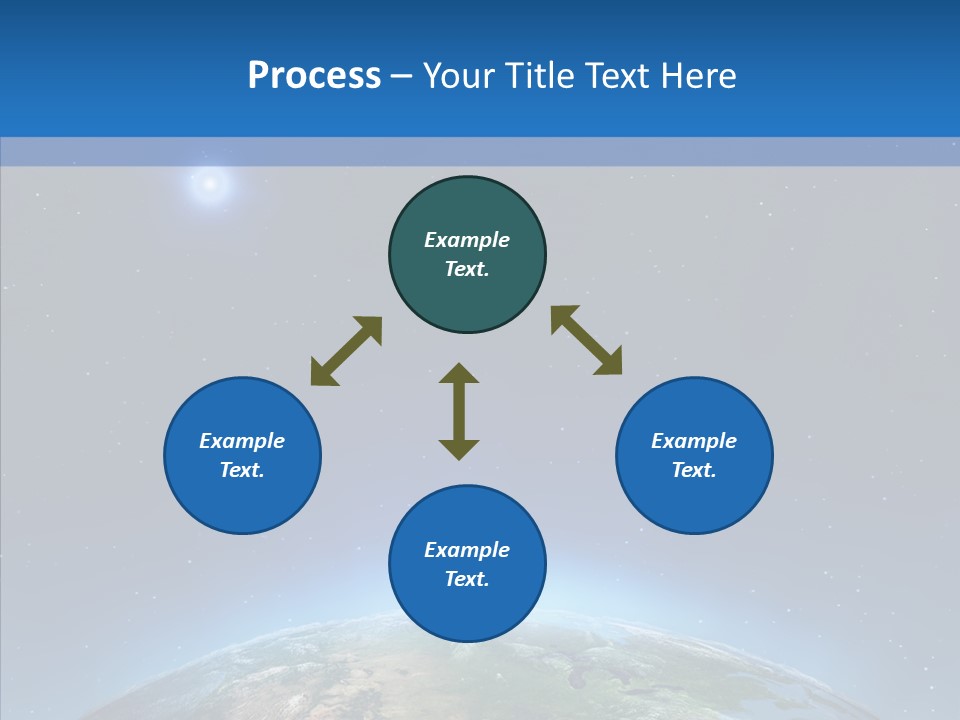 Cartography Global Night PowerPoint Template