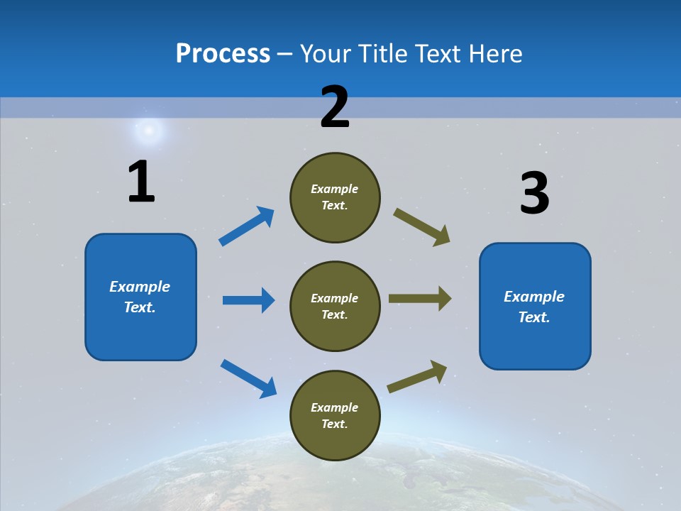 Cartography Global Night PowerPoint Template