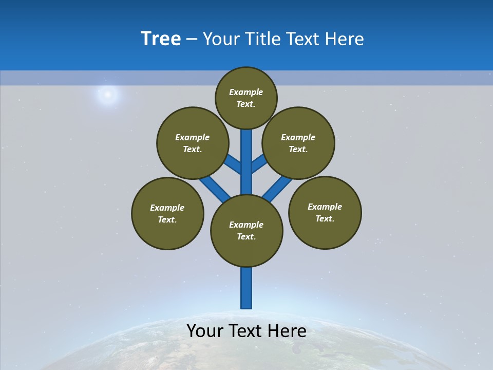 Cartography Global Night PowerPoint Template