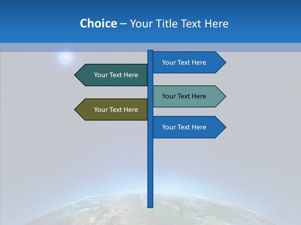 Cartography Global Night PowerPoint Template