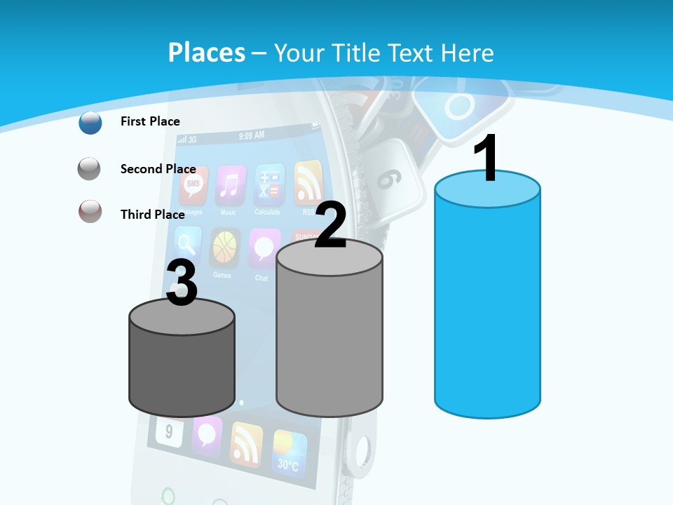 Cellular Web Image PowerPoint Template