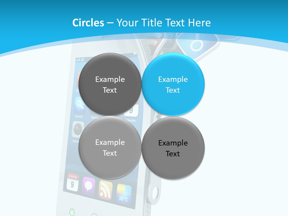 Cellular Web Image PowerPoint Template