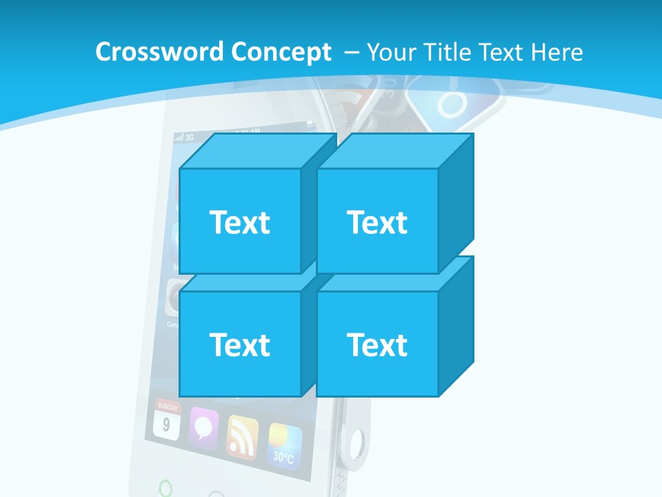 Cellular Web Image PowerPoint Template