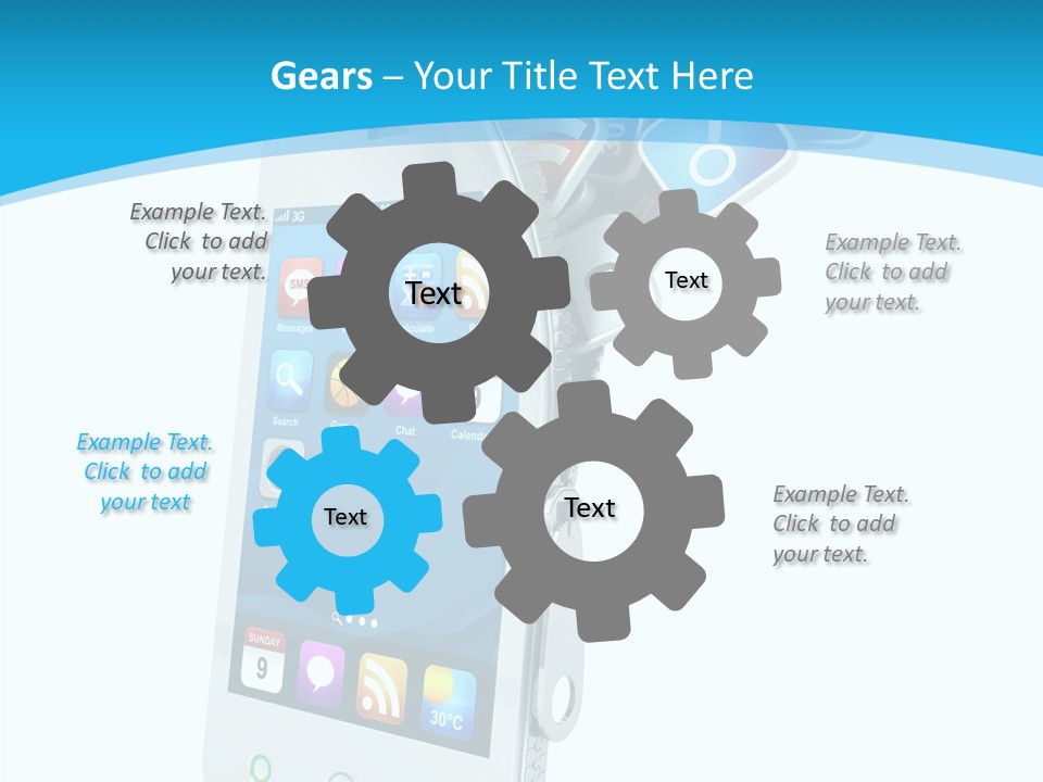 Cellular Web Image PowerPoint Template