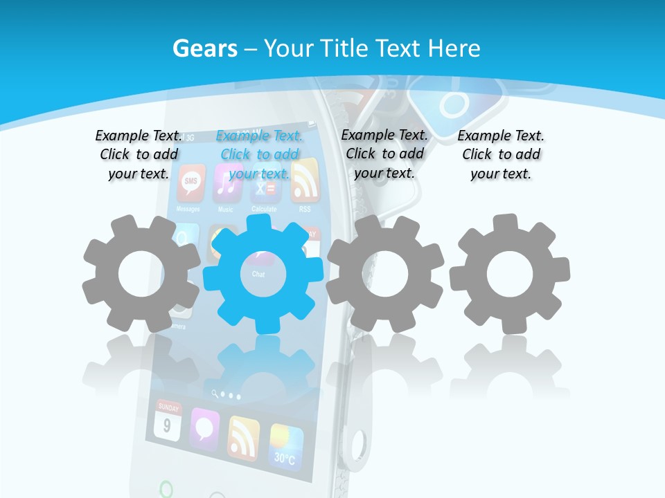Cellular Web Image PowerPoint Template