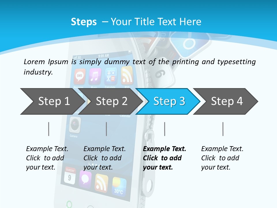 Cellular Web Image PowerPoint Template