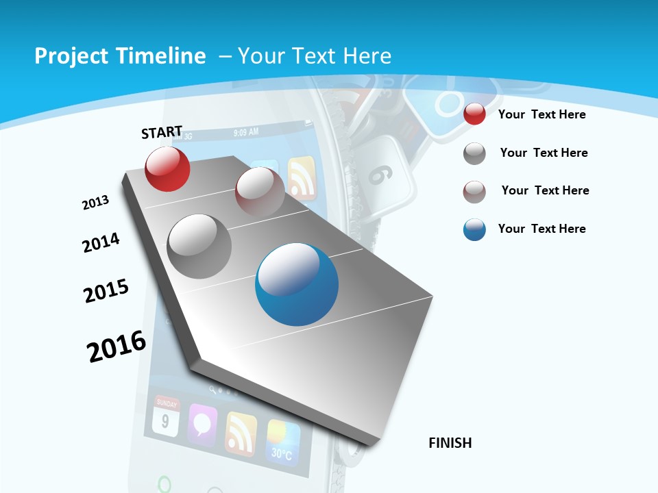 Cellular Web Image PowerPoint Template