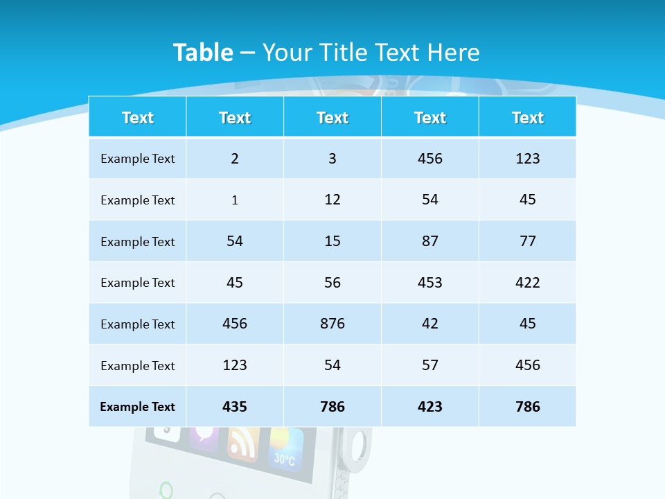 Cellular Web Image PowerPoint Template