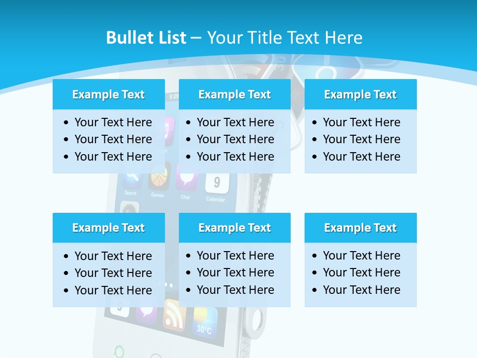 Cellular Web Image PowerPoint Template