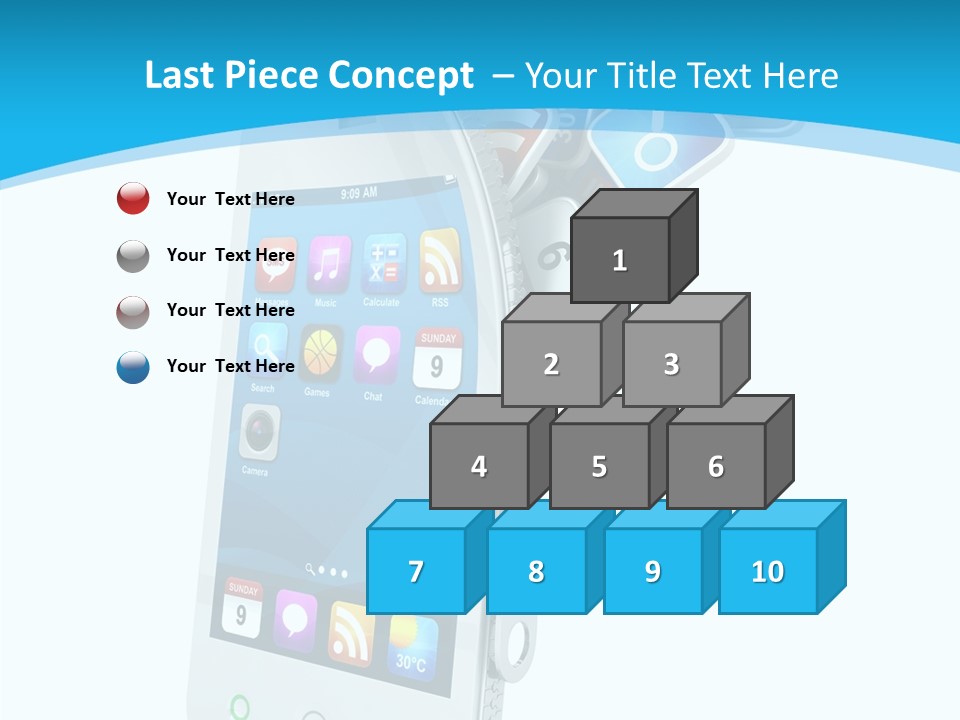 Cellular Web Image PowerPoint Template
