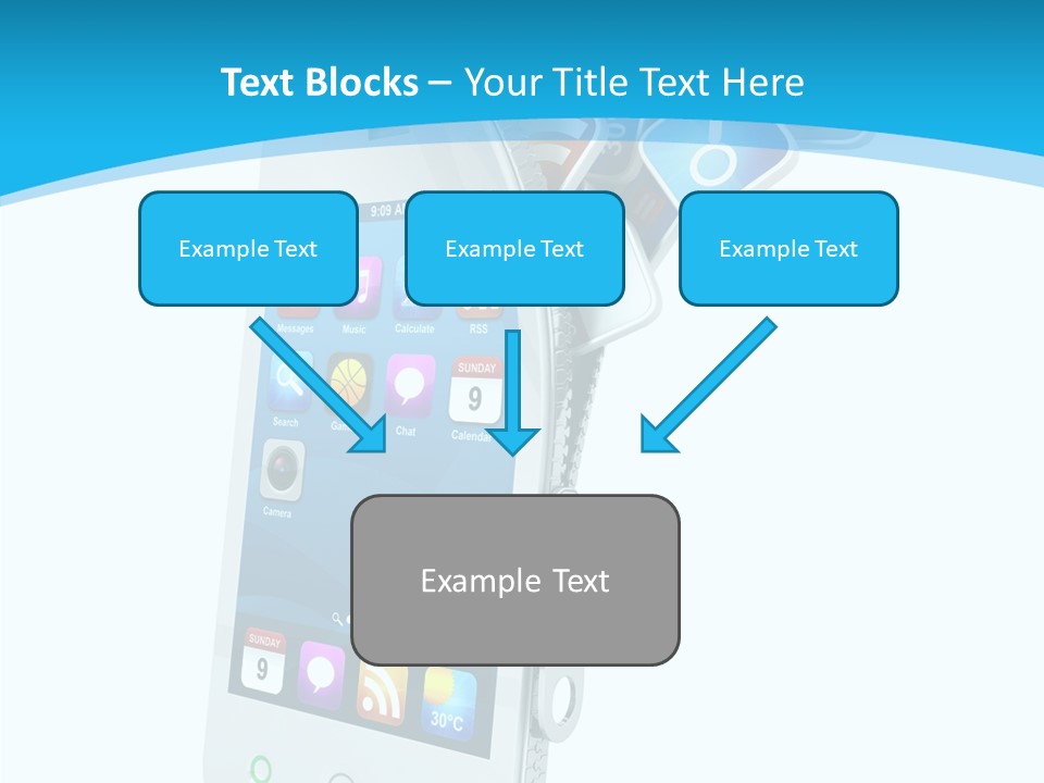 Cellular Web Image PowerPoint Template