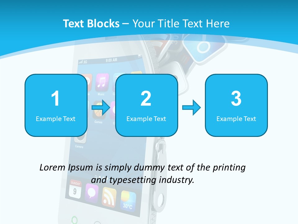 Cellular Web Image PowerPoint Template