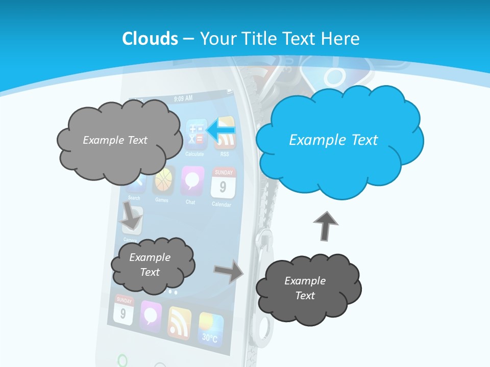 Cellular Web Image PowerPoint Template