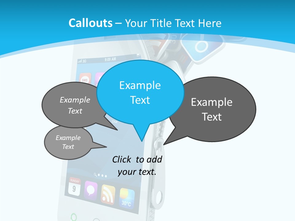 Cellular Web Image PowerPoint Template
