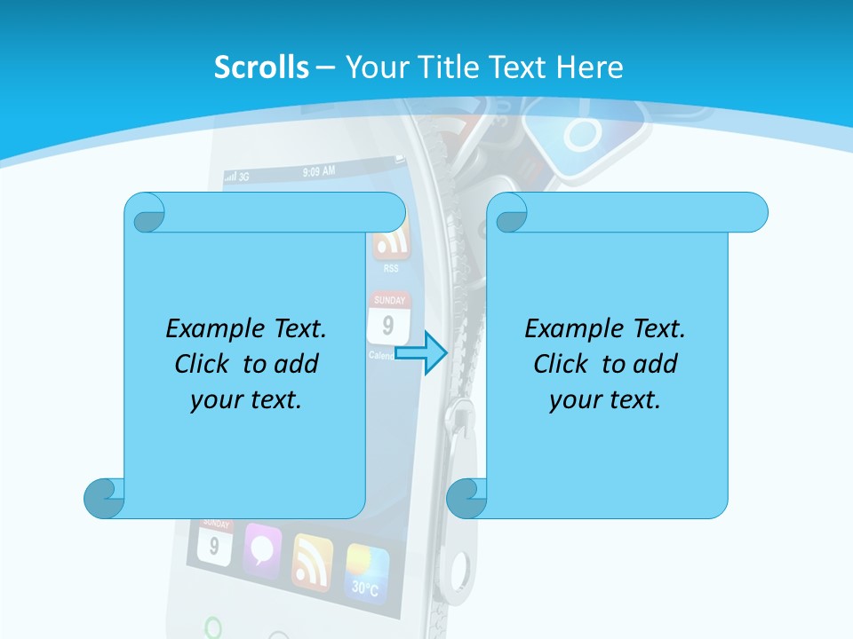 Cellular Web Image PowerPoint Template