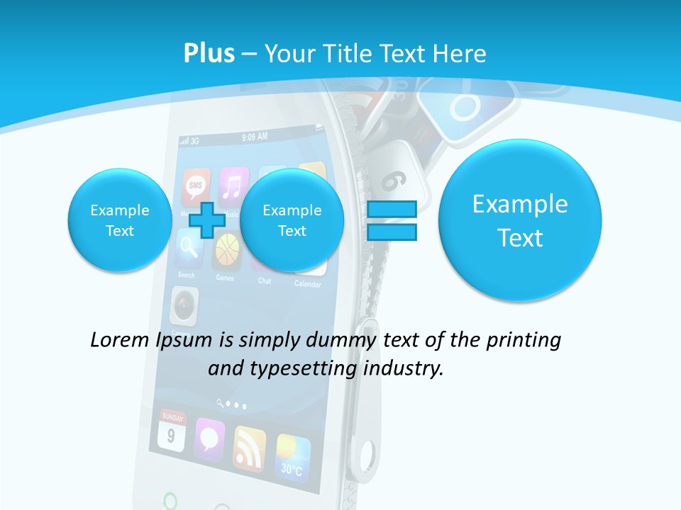 Cellular Web Image PowerPoint Template