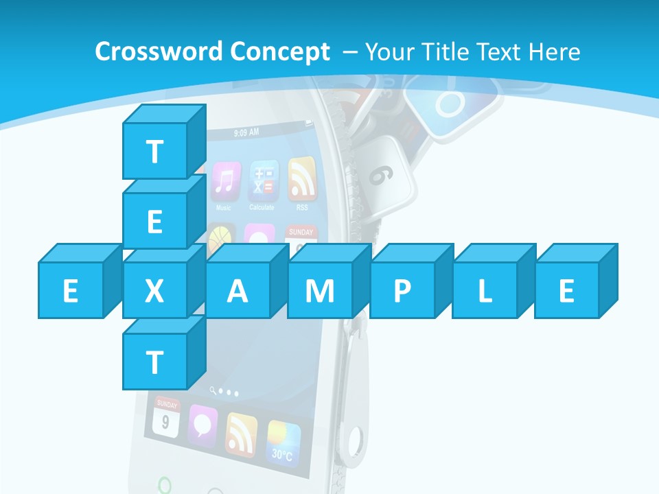Cellular Web Image PowerPoint Template