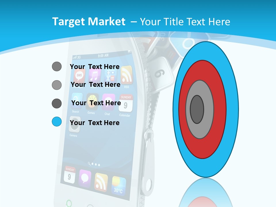 Cellular Web Image PowerPoint Template