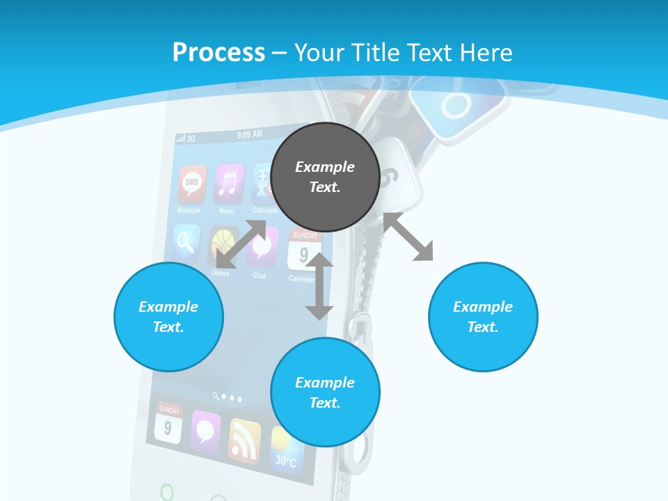 Cellular Web Image PowerPoint Template
