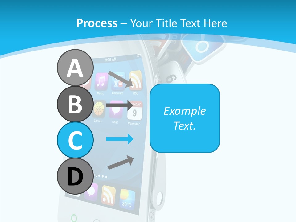 Cellular Web Image PowerPoint Template