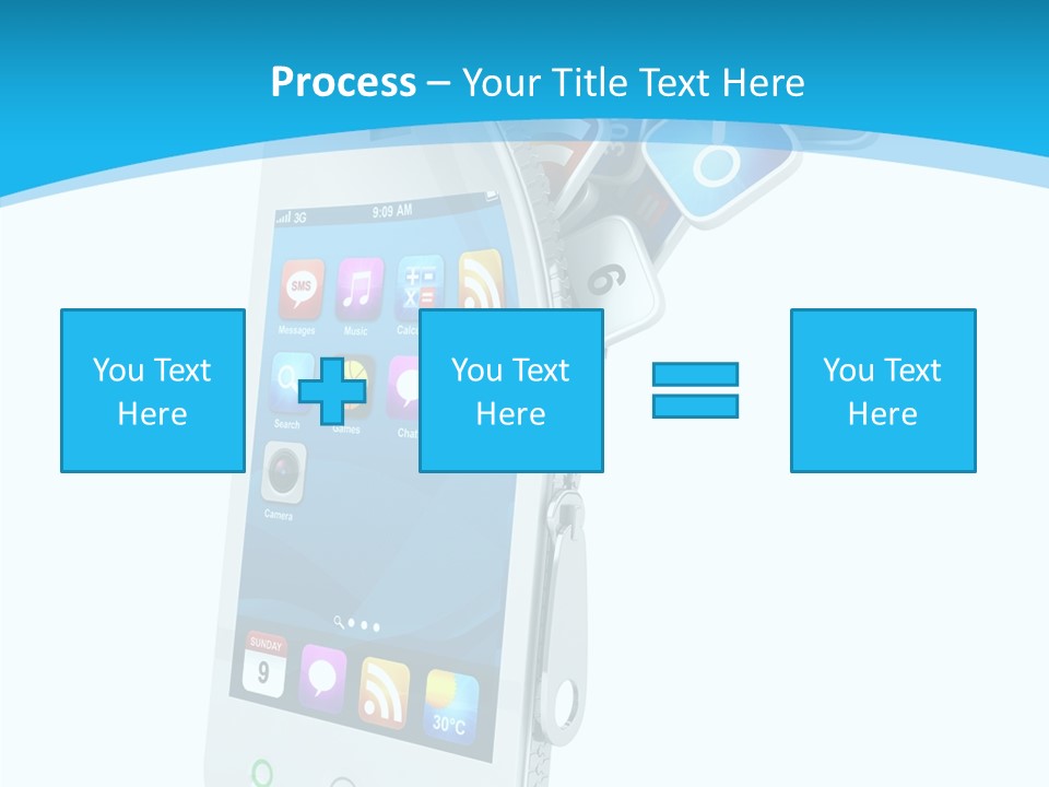 Cellular Web Image PowerPoint Template
