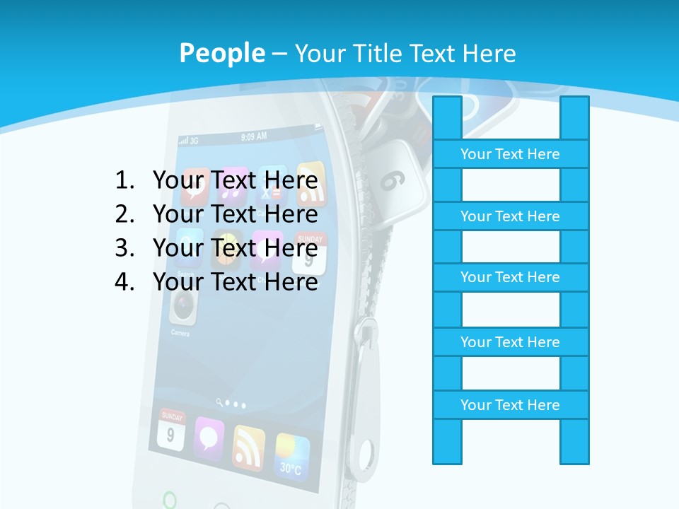 Cellular Web Image PowerPoint Template