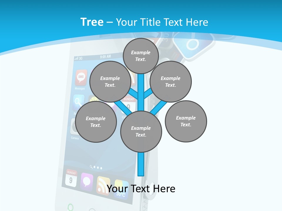 Cellular Web Image PowerPoint Template