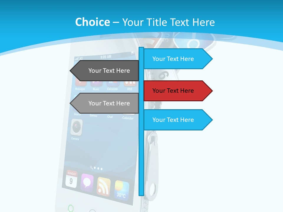 Cellular Web Image PowerPoint Template