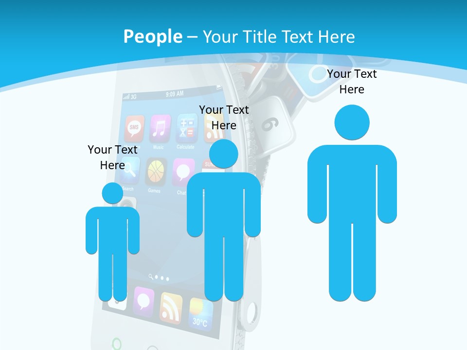Cellular Web Image PowerPoint Template