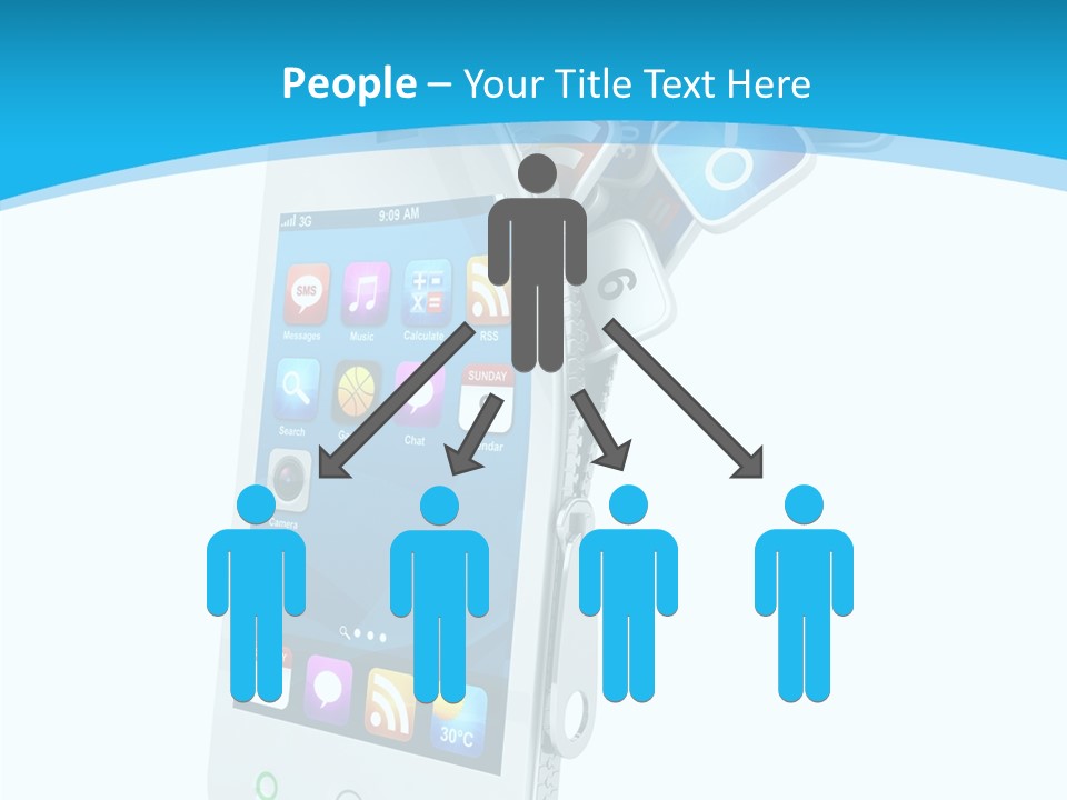 Cellular Web Image PowerPoint Template