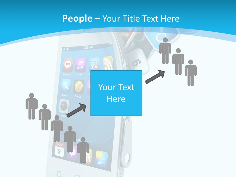 Cellular Web Image PowerPoint Template