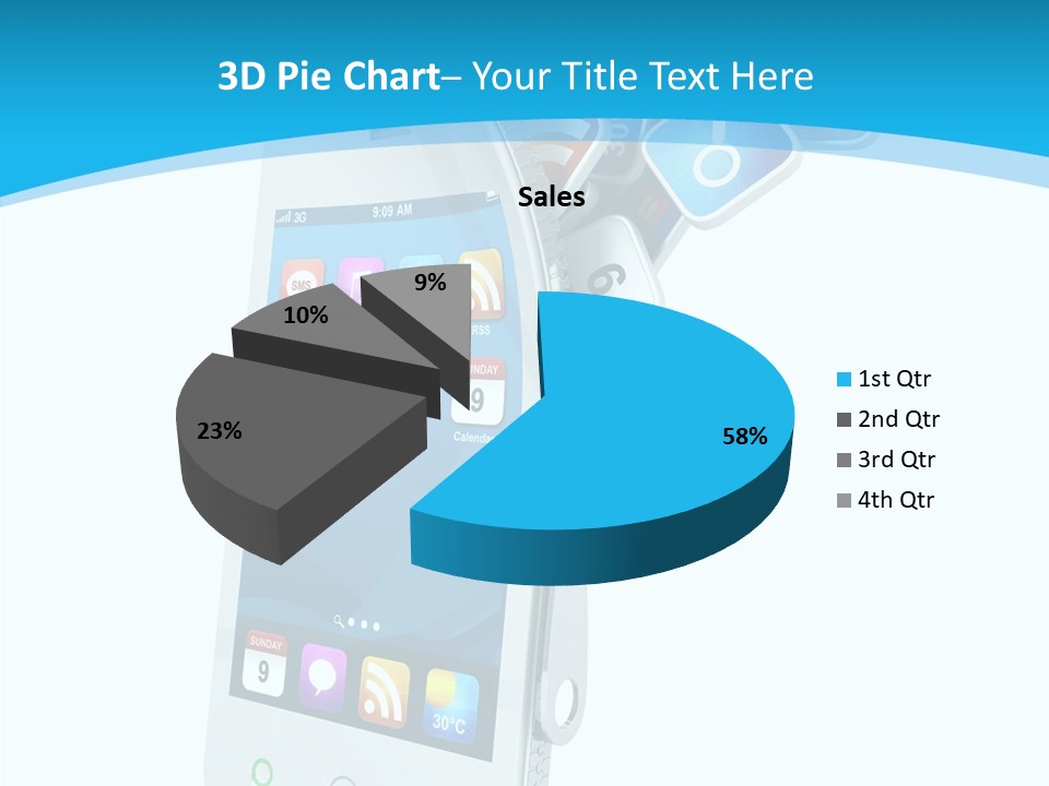 Cellular Web Image PowerPoint Template
