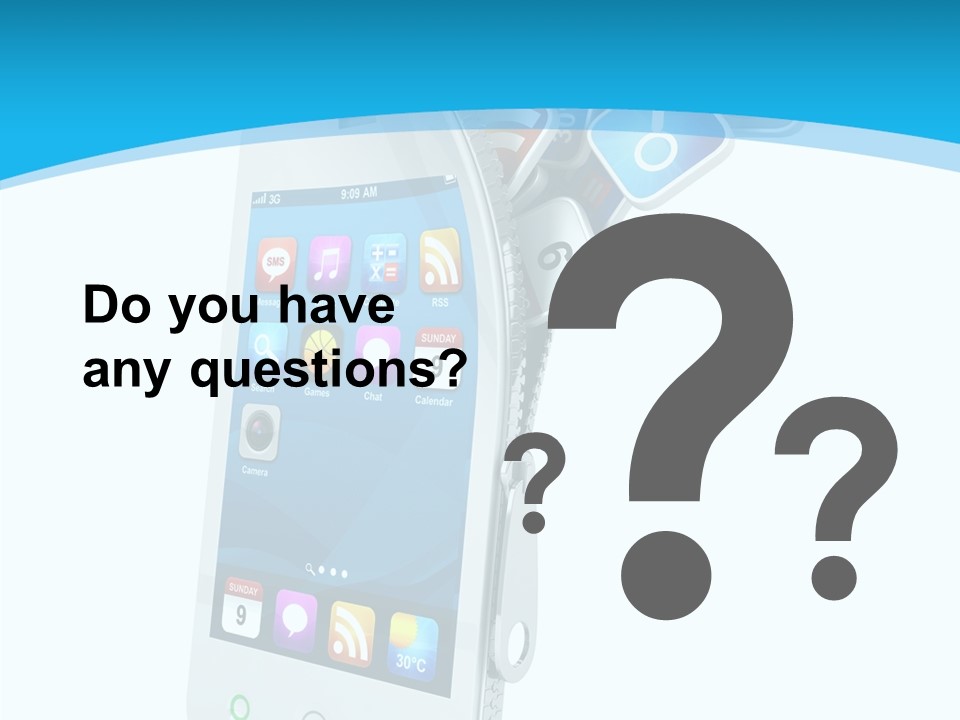 Cellular Web Image PowerPoint Template