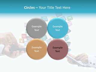 Icon Tablet Global PowerPoint Template