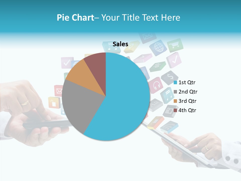 Icon Tablet Global PowerPoint Template