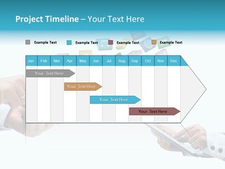 Icon Tablet Global PowerPoint Template