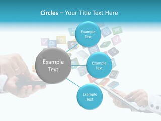 Icon Tablet Global PowerPoint Template