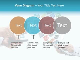 Icon Tablet Global PowerPoint Template
